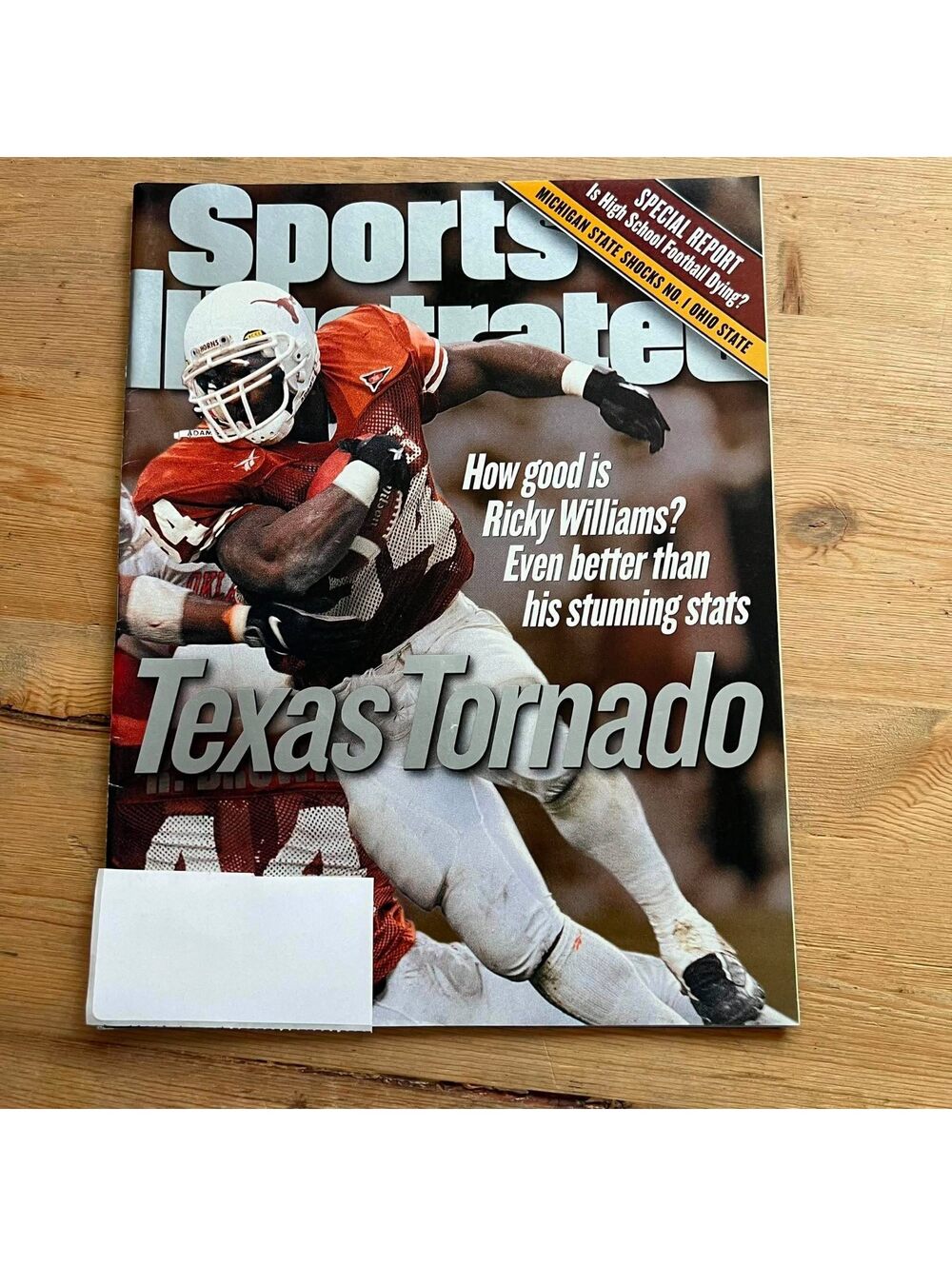 Sports Illustrated Texas Tornado How good is Ricky Williams? Magazine BK03